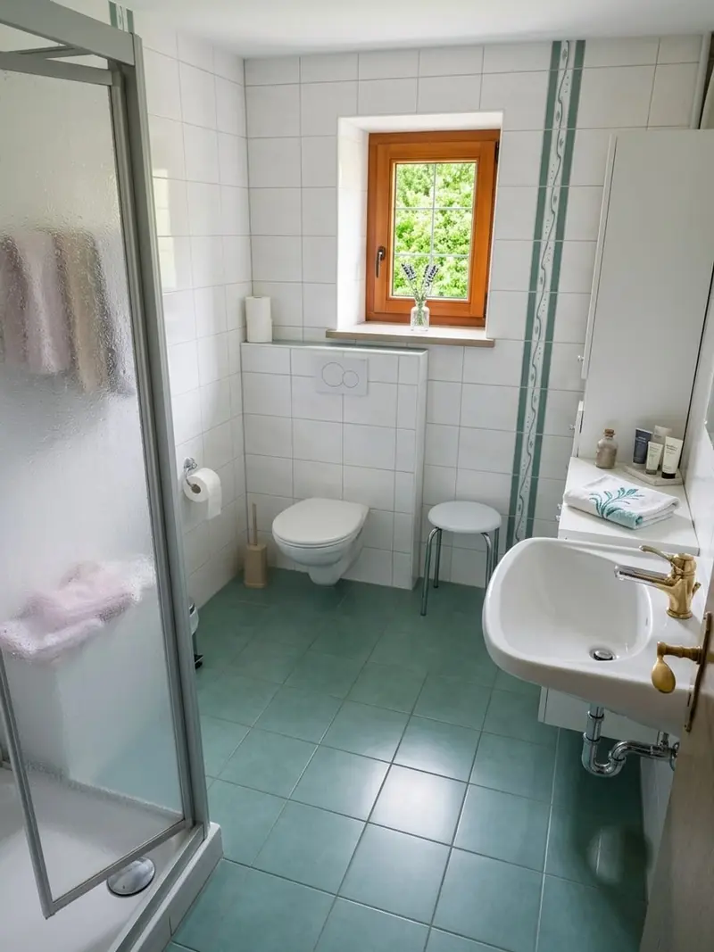 Bad der großen Ferienwohnung